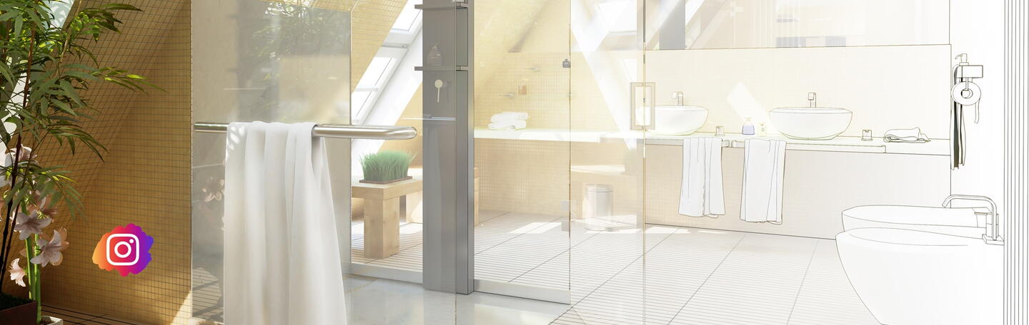 réalisations clients sur Instagram