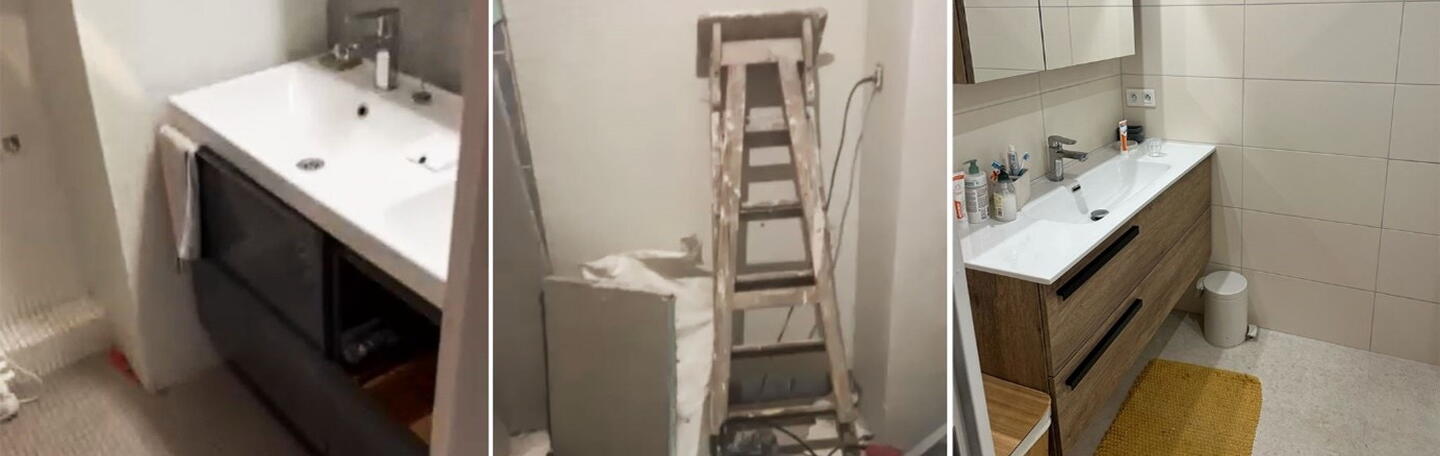 réalisation client salle de bains 2023