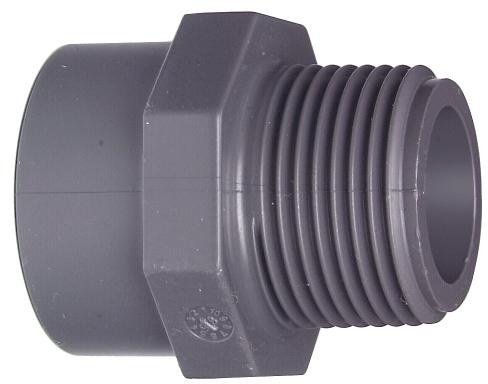 EMBOUT A COLLER / A VISSER PVC-U METRIQUE - D'adaptation - égal - MM