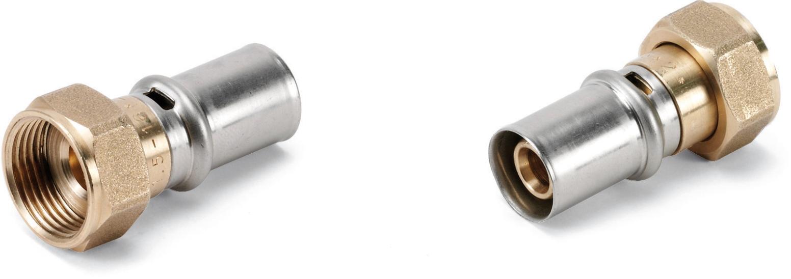 MANCHON MULTICOUCHE FLUXO® - FF - Avec écrou tournant