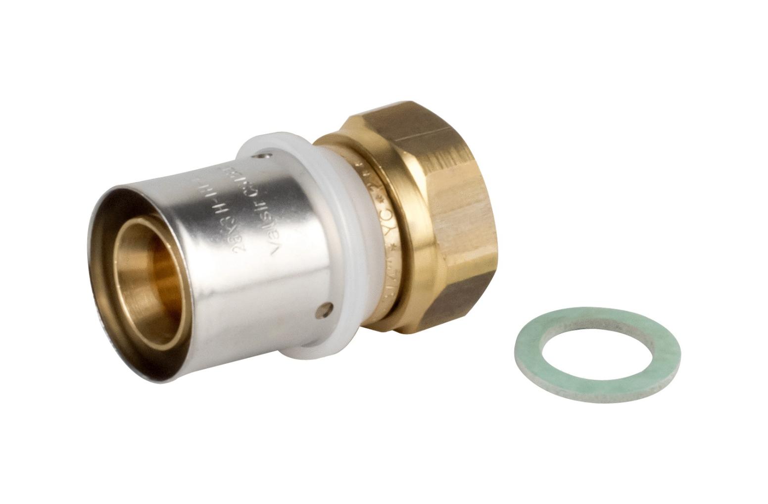 RACCORD MULTICOUCHE PEXAL - FF - Droit écrou tournant