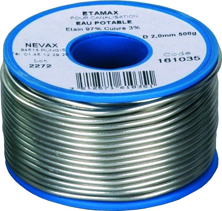 METAUX D'APPORT ET CONSOMMABLES - Alliage d'étain pour brasure tendre