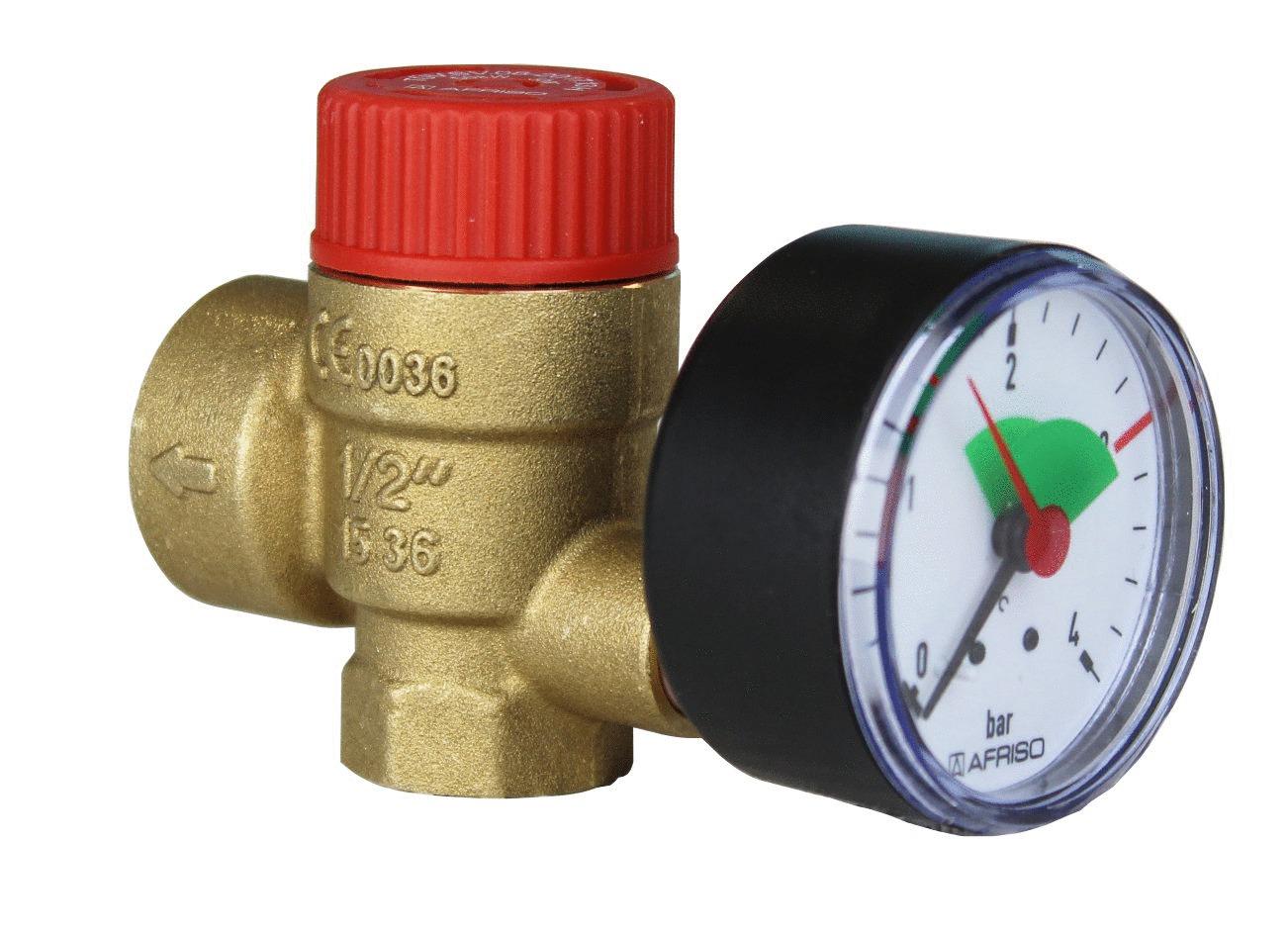 SOUPAPE - Soupape de sécurité avec manomètre