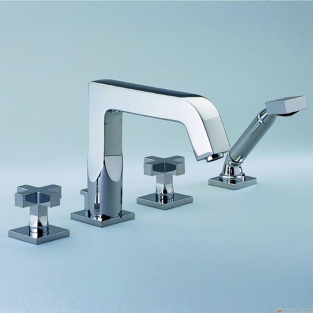 BELUGA - Mélangeur bain-douche sur gorge 4 trous