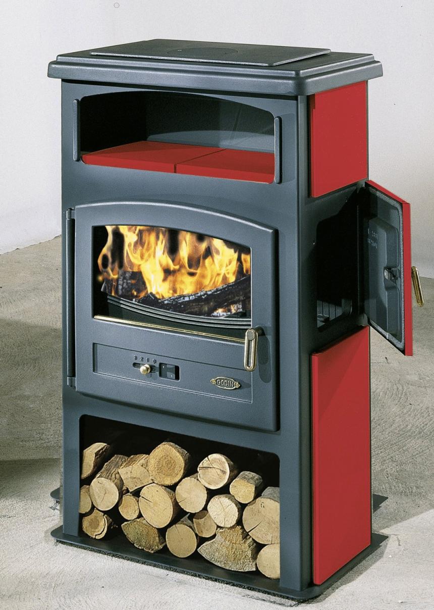 LES ECO - Poêle à bois fonte-acier