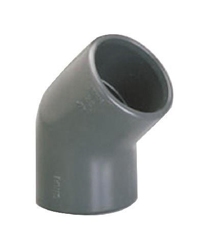 COUDE A COLLER PVC-U K62 - FF - 45°