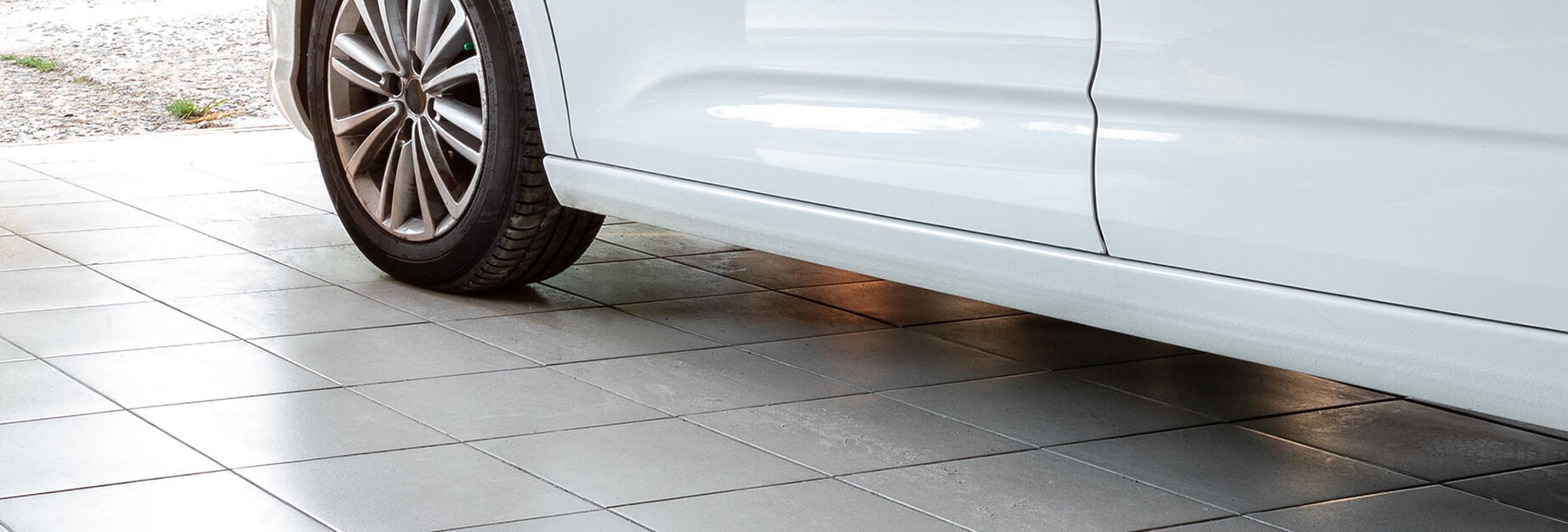 Carrelage pour sol de garage