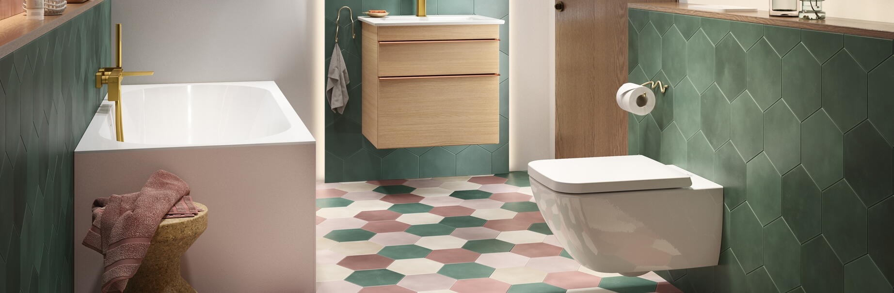 salle de bains biophile