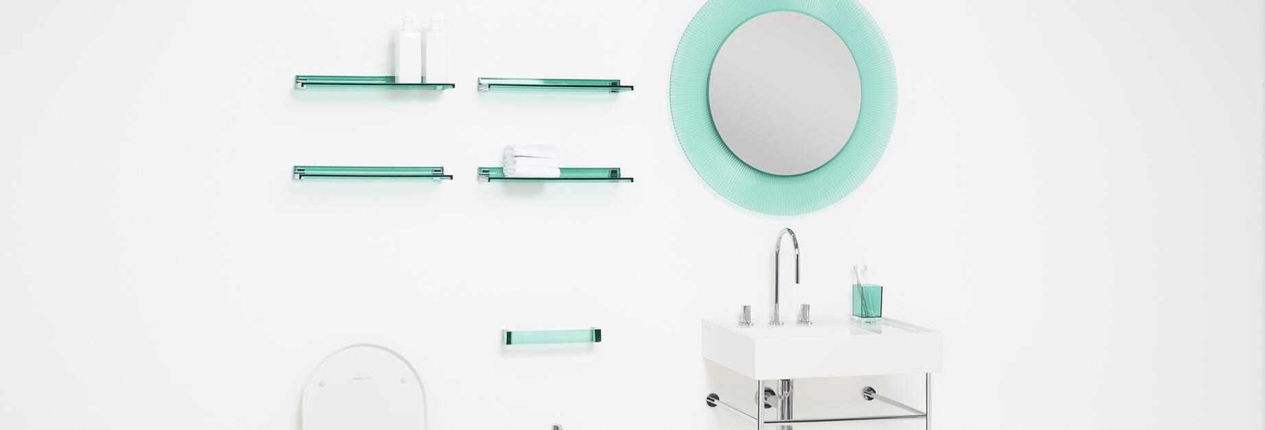 idées pour une salle de bains colorée