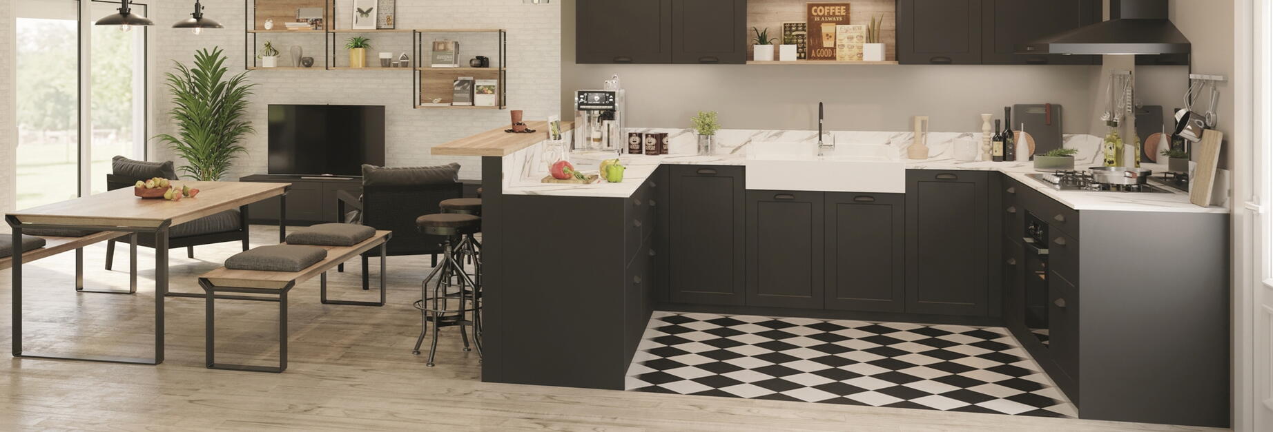 cuisine pratique et fonctionnelle