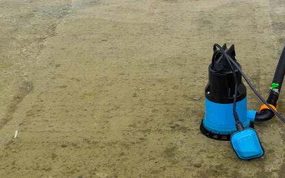 Fonctionnement pompe vide cave