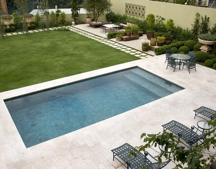 Revêtement carrelage plage de piscine