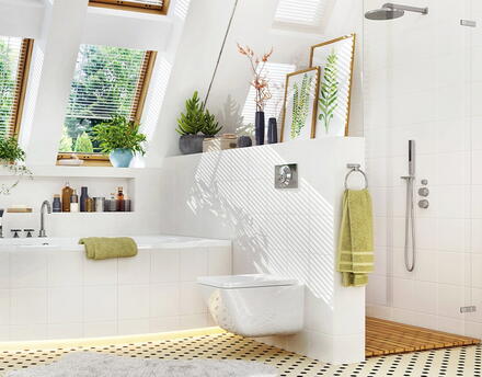 comment créer une salle de bains sous combles