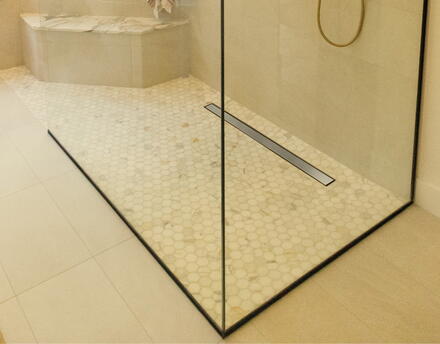 receveur de douche sur mesure