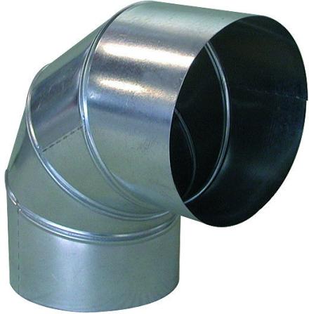 CONDUIT CIRCULAIRE RIGIDE ET SEMI-RIGIDE - Coude 90° - GALVA