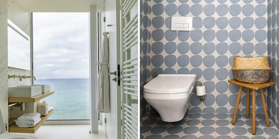 les bords de mer salle de bains