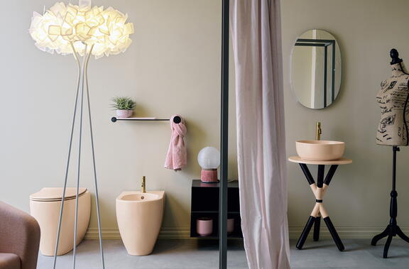 sanitaire couleur coordonné