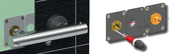 platine de fixation teknik