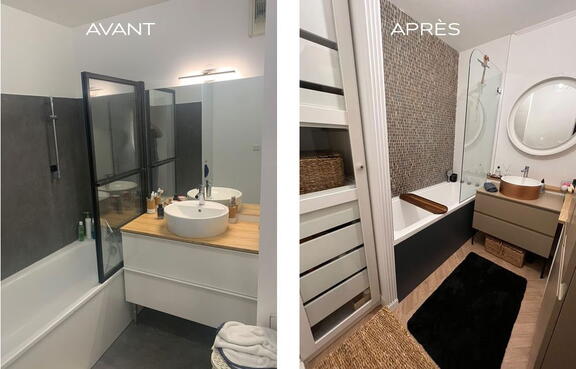 réalisation salle de bain