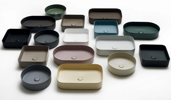 Salle de bains formes géométriques 2