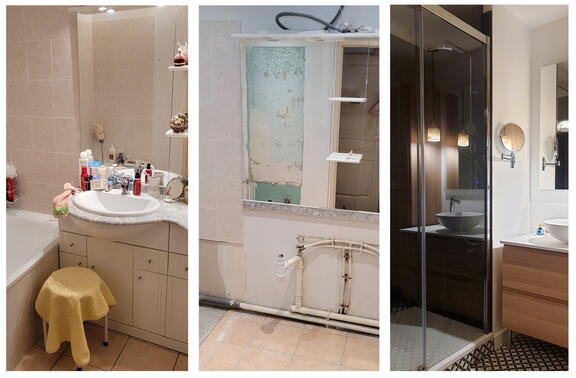 1 - salle de bains confortable et sécurisée