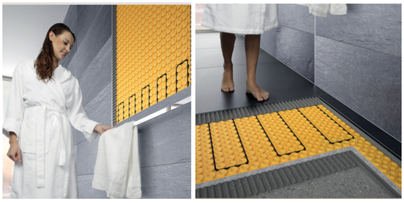 Plancher chauffant en kit complet sol et mur : homogène et connecté