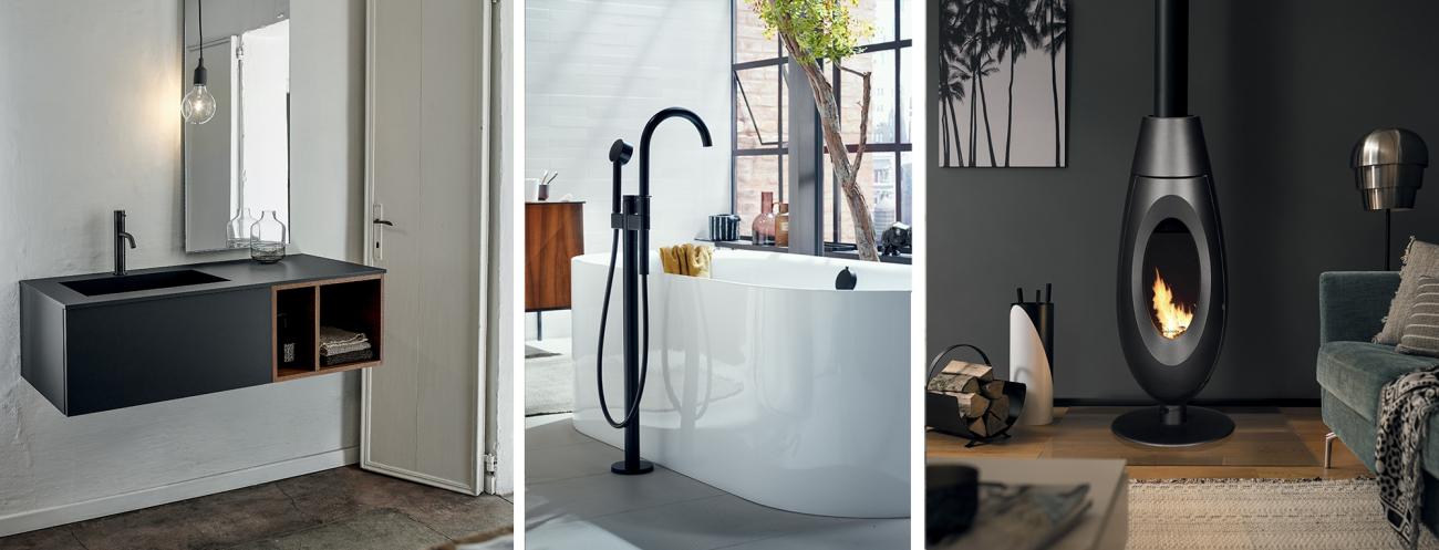 Inspiration - Tendance Industrielle Métal noir et matières